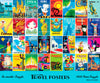 Re-marks Travel Posters Collage Puzzle, 1000-Piece Jigsaw Puzzle for All Ages