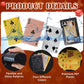 4 Pack Playing Cards, Waterproof Playing Cards, 4 Deck of Plastic Playing Card Bulk, Cool Foil Poker Card Standard Index Set for Beach Table Magic