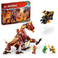 LEGO Ninjago 71793 Fire Heatwave Dragon, Toy Blocks, Present, Ninja, Carrot, Boys, 8 Years Old and Up
