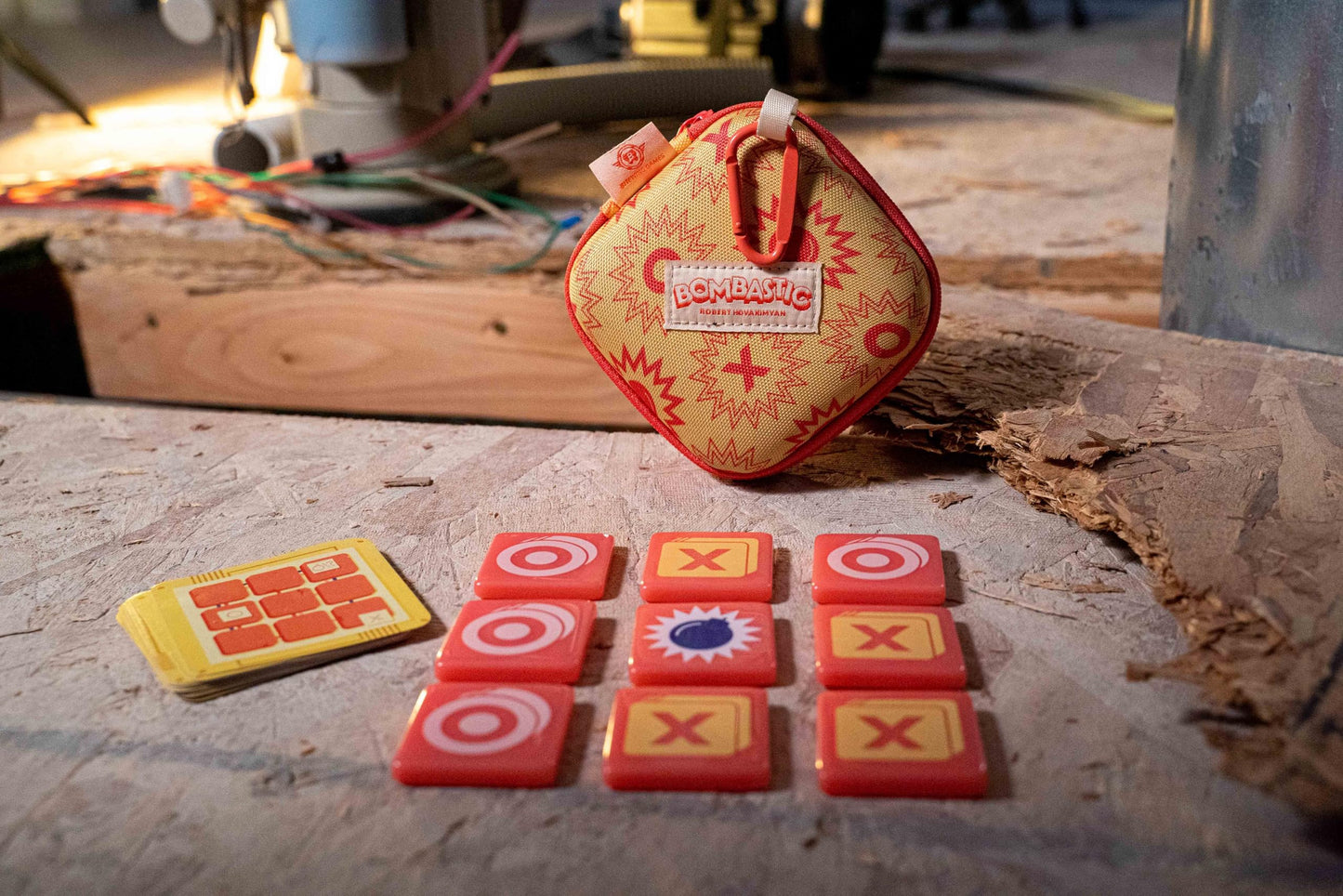 Bitewing Bombastic Board Game for Adults and Kids - 2 Player Explosive Game of Tic-Tac-Toe - Find Three in A Row Without Triggering A Boom - 5 Minutes