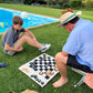 Pacific Shore Games Cloth Rollup Travel Chess, Checkers and Backgammon Game Set
