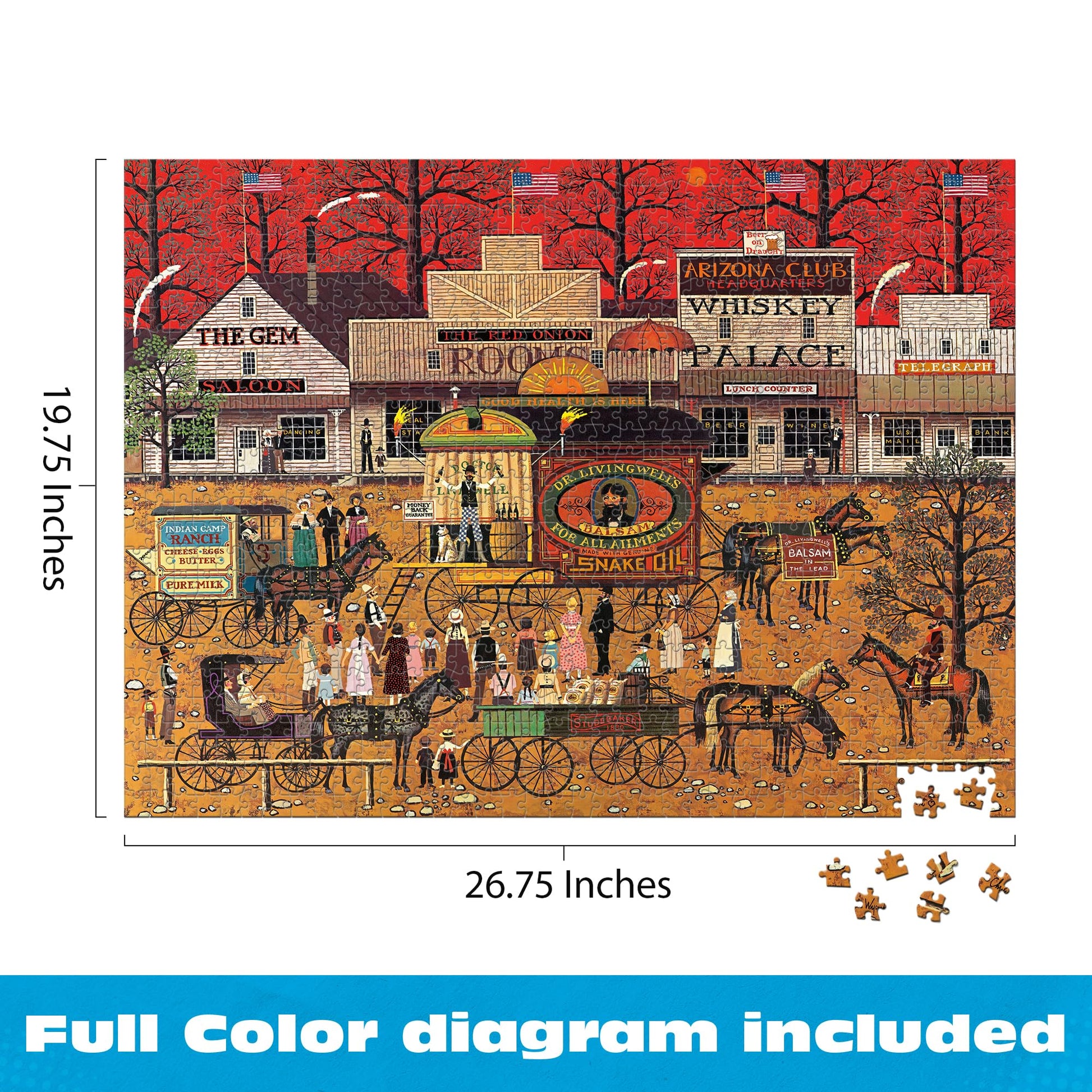 Buffalo Games - Charles Wysocki Smooth Talker - 1000 Piece Jigsaw Puzzle