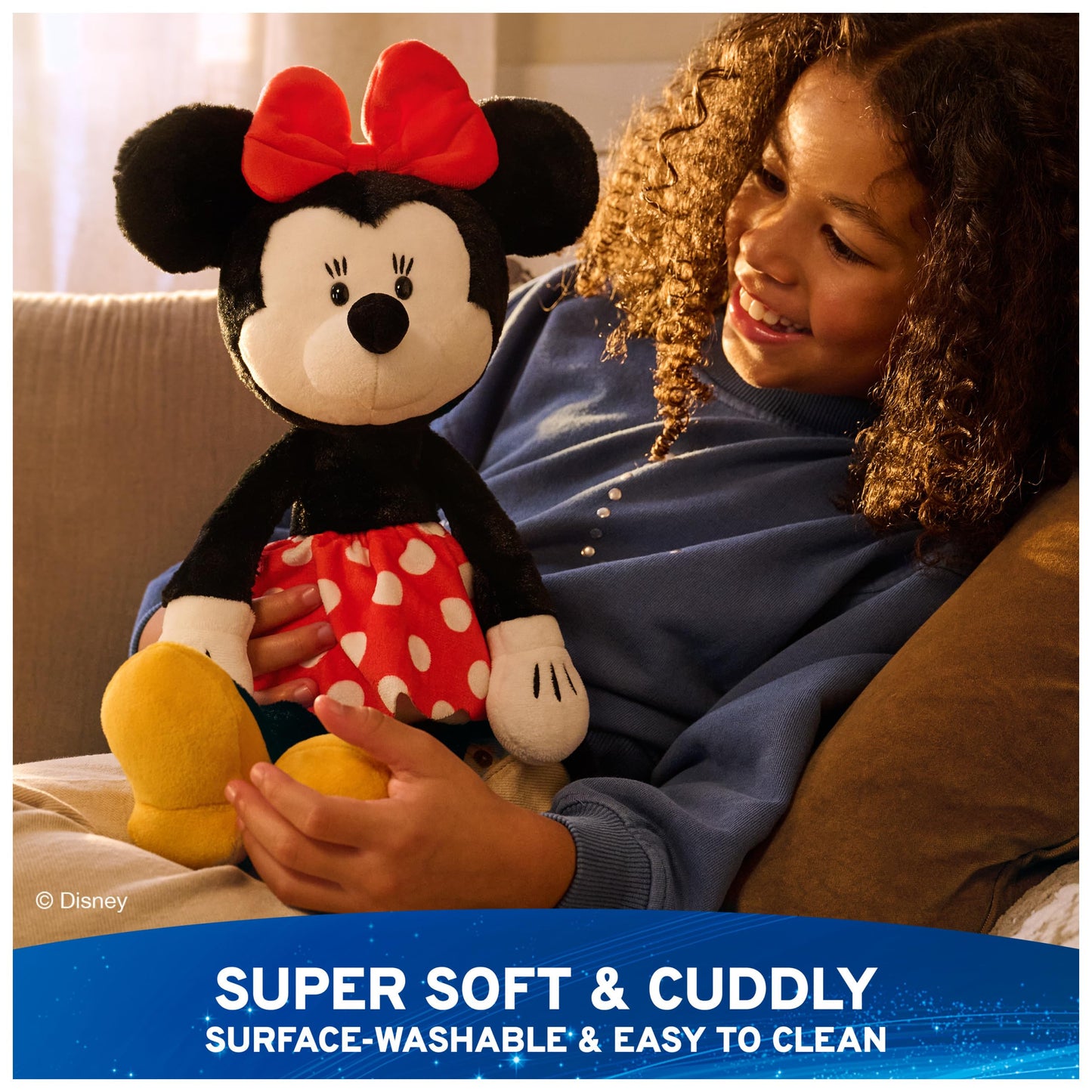 GUND Disney Official Minnie Mouse Toothpick 15-Inch Plush Toy for Ages 1+