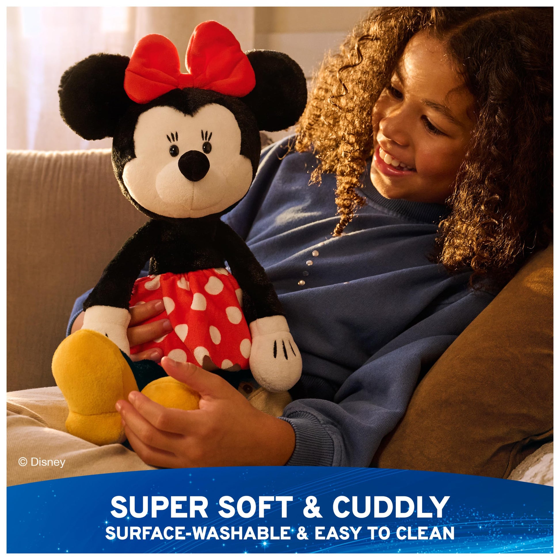 GUND Disney Official Minnie Mouse Toothpick 15-Inch Plush Toy for Ages 1+