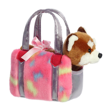 Aurora® Fashionable Fancy Pals™ Jellyroll Red Panda™ Stuffed Animal - Plush with Stylish Purse for Dress Up Fun - Perfect for Kids 3+ Years, Costumes