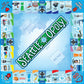 Late for the Sky Seattle-Opoly Board Game, Property Trading Family Game, 2-6 Players, City Landmarks, Opoly-Style, Travel Souvenir