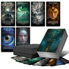 ZZBUY Evil Eye Oracle Cards, 60 Oracle Deck with Meanings on Them for Beginner Insight and Discovery, Haters Exposed, Eyewitness Exposed (Green)