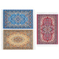 SAMCAMI Dollhouse Accessories Woven Carpet, 1/12 Scale Doll House Accessories and Furniture, Dollhouse Miniature Area Rugs 6” x 3.8”, 3 Pieces (No.1)