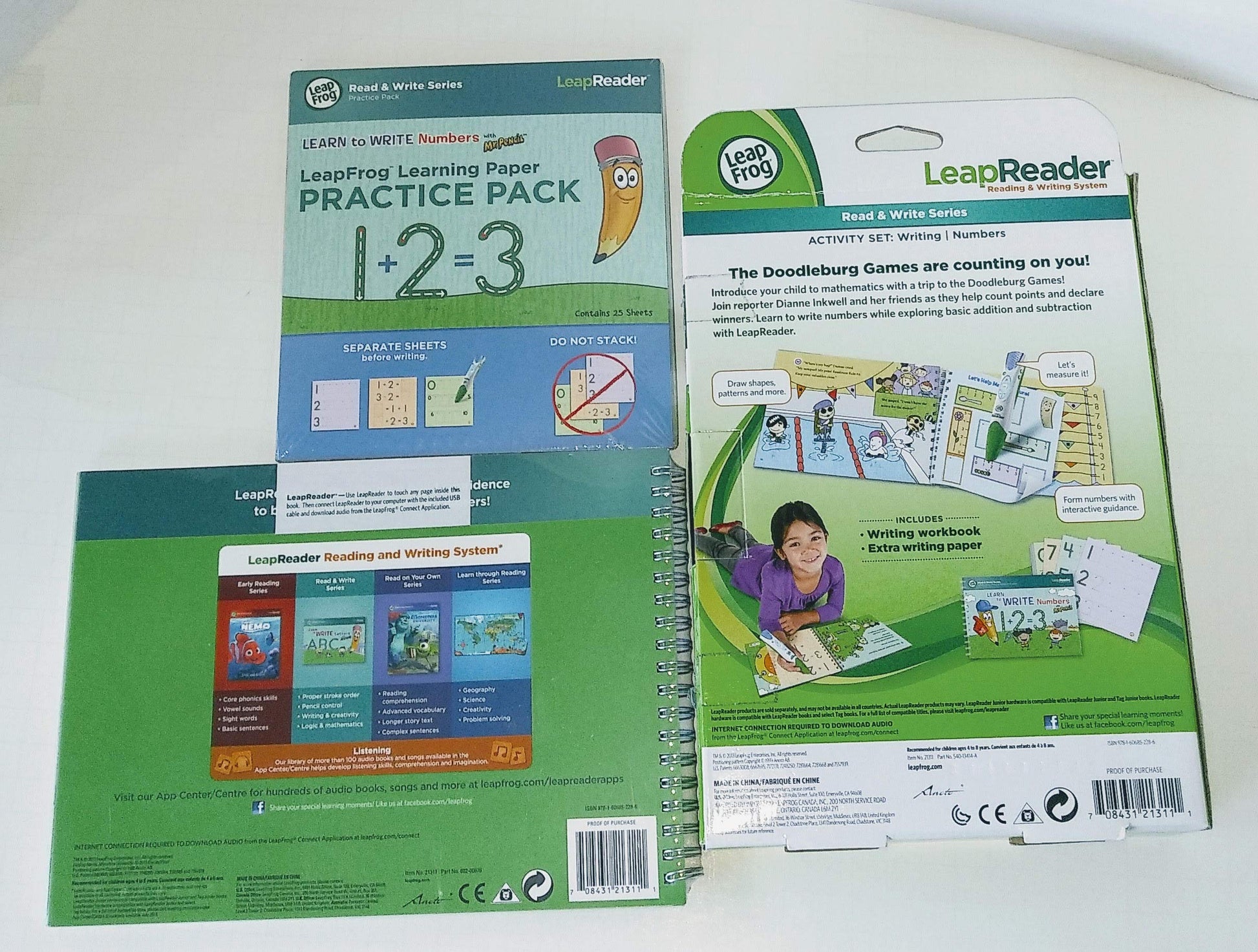 LEAPFROG ENTERPRISES LEAPFROG LEAPREADER BOOK LEARN TO (Set of 3)