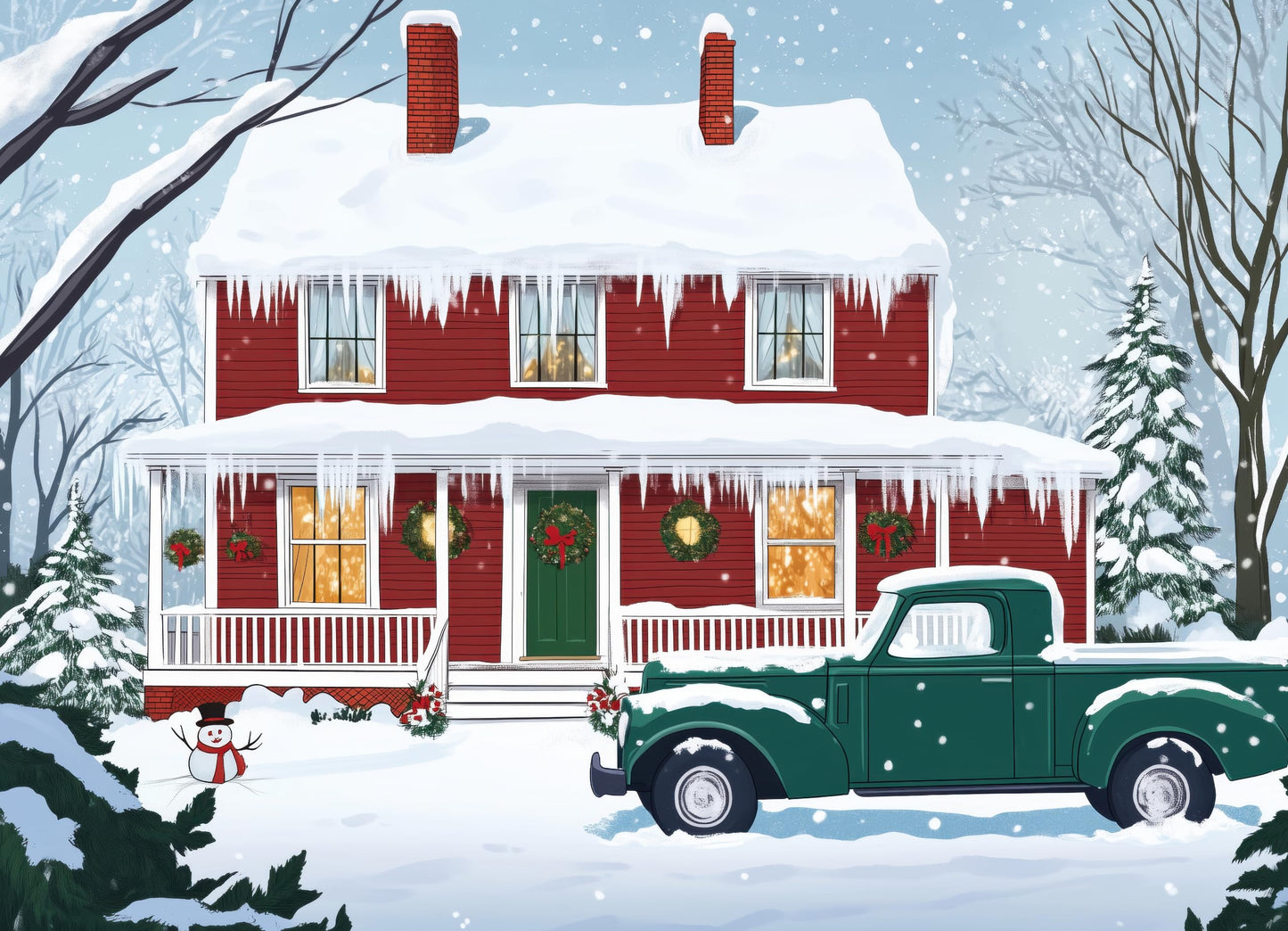 Snappy Puzzles Snowed in, Snuggled Up | 1000-Piece Jigsaw Puzzle for Adults | Made in The USA with Satin Finish
