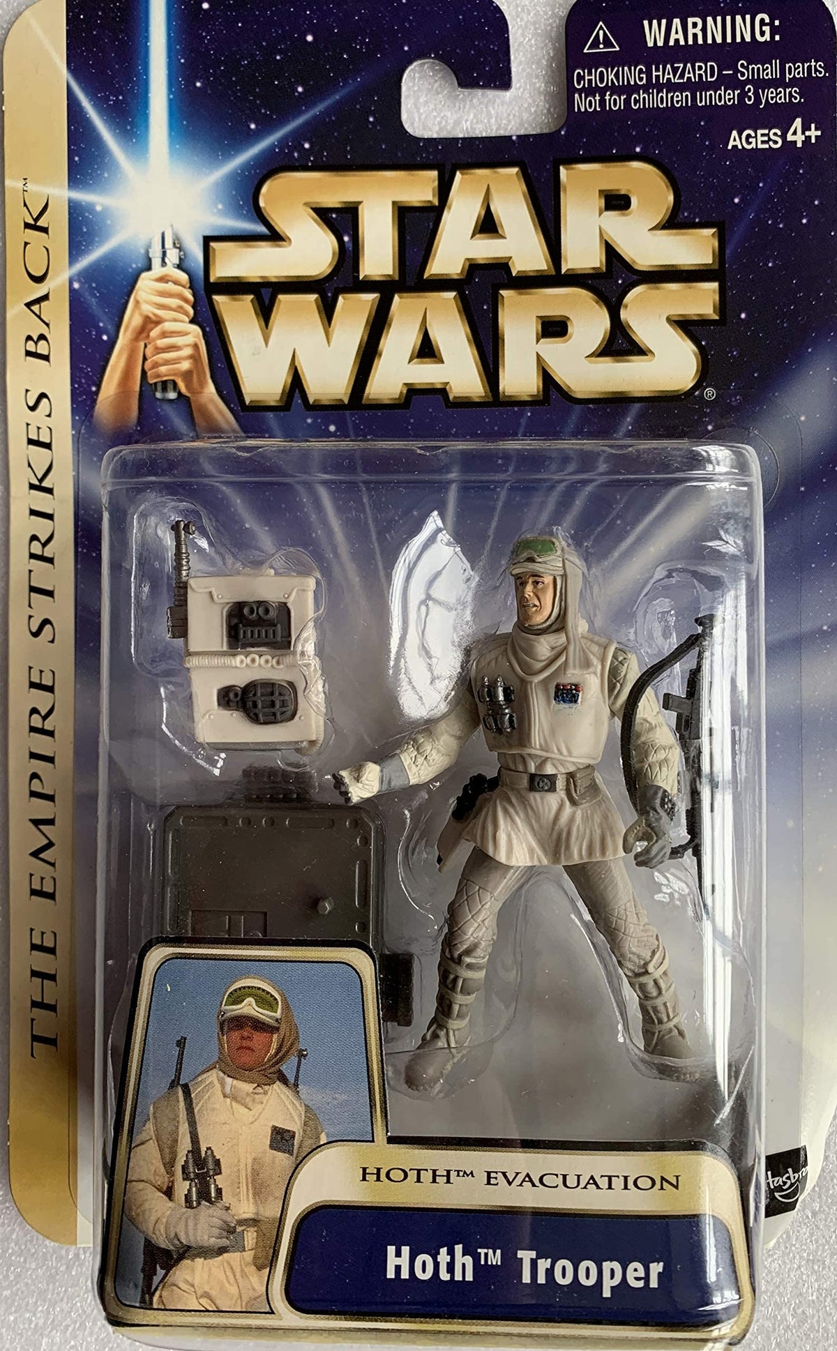 Hasbro Star Wars Saga Empire Strikes Back Hoth Trooper Evacution Action Figure