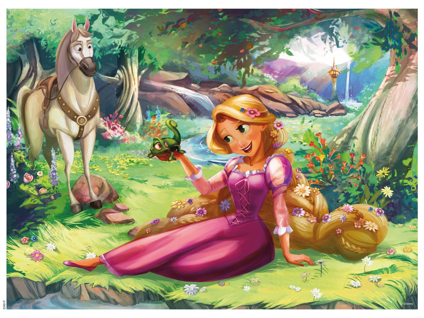 Ceaco - Disney Rapunzel and Pascal - 200 Piece Puzzle for Kids Ages 8-12