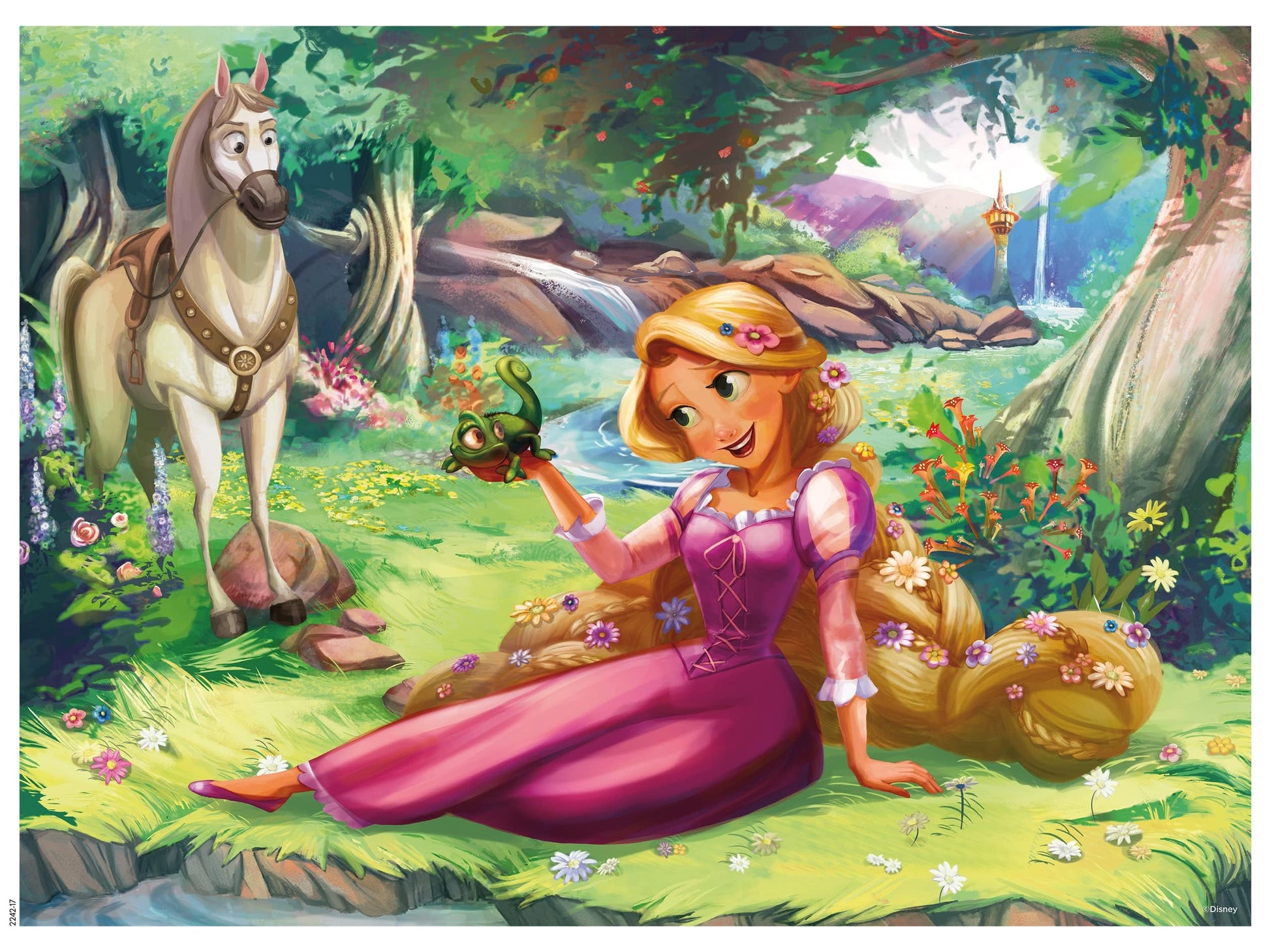 Ceaco - Disney Rapunzel and Pascal - 200 Piece Puzzle for Kids Ages 8-12