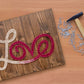String of the Art Love String Art Kit, American Made Crafting Supplies, DIY Craft Kit for Adults, Beginner to Advanced Crafters