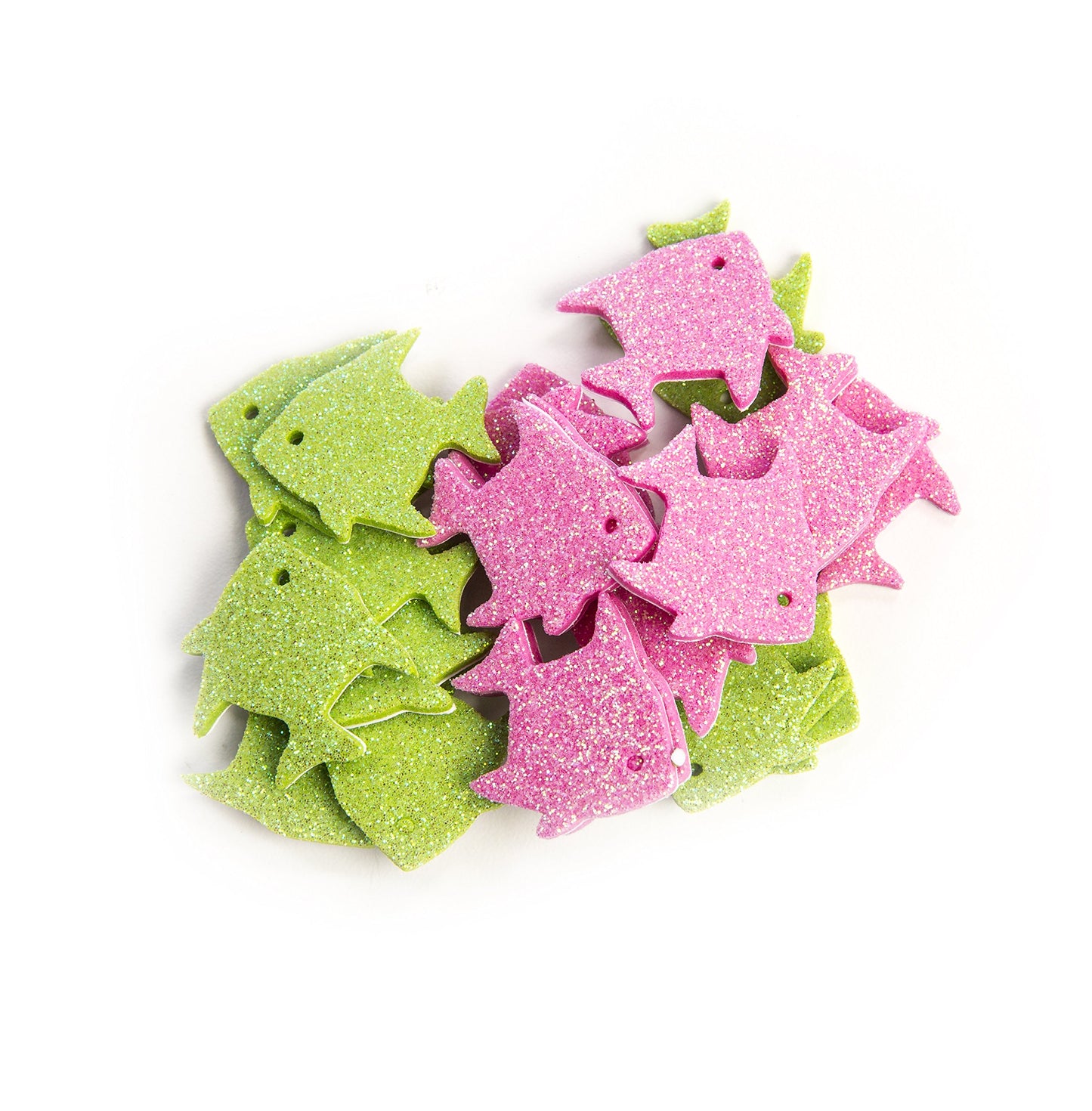 Creative Hands Glitter Foam Stickers, Fish and Dolphin