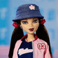 Barbie Signature My Scene Nolee Doll and Accessories, Y2K-Inspired Outfit with Sporty Matching Set, Cropped Jacket, Leg Warmers and Doll Stand