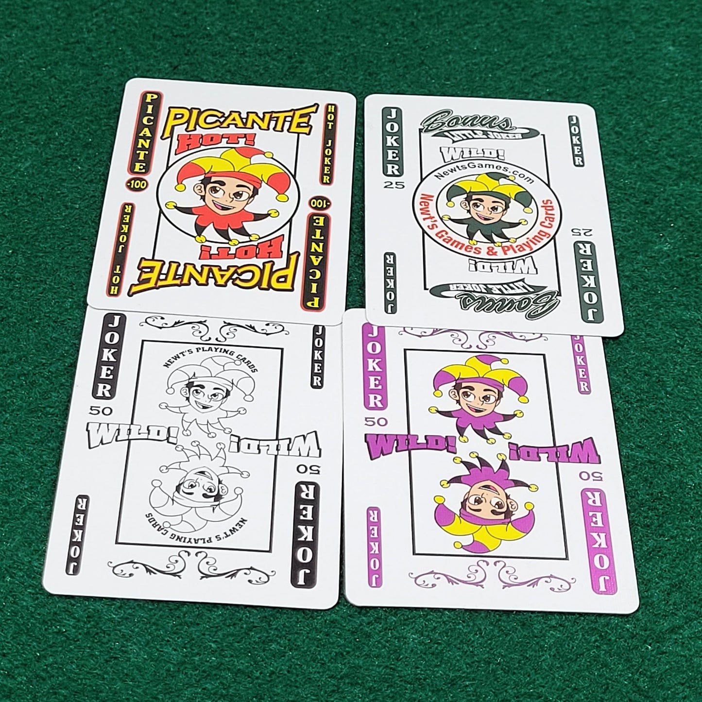 Canasta Clásico Playing Cards: Deluxe Double Deck Set with Point Values