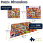 White Mountain 1000 Piece Jigsaw Puzzle Nostalgic Drink Collage Puzzles with Large Pieces, Gift for Adults and Family 24"x30" - Root Beers