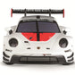 Carrera Hybrid Racing Car Porsche 911 GT3 R White Lightning 1:50 Scale Front and Rear Lights USB-C Rechargeable RC Additional Vehicle