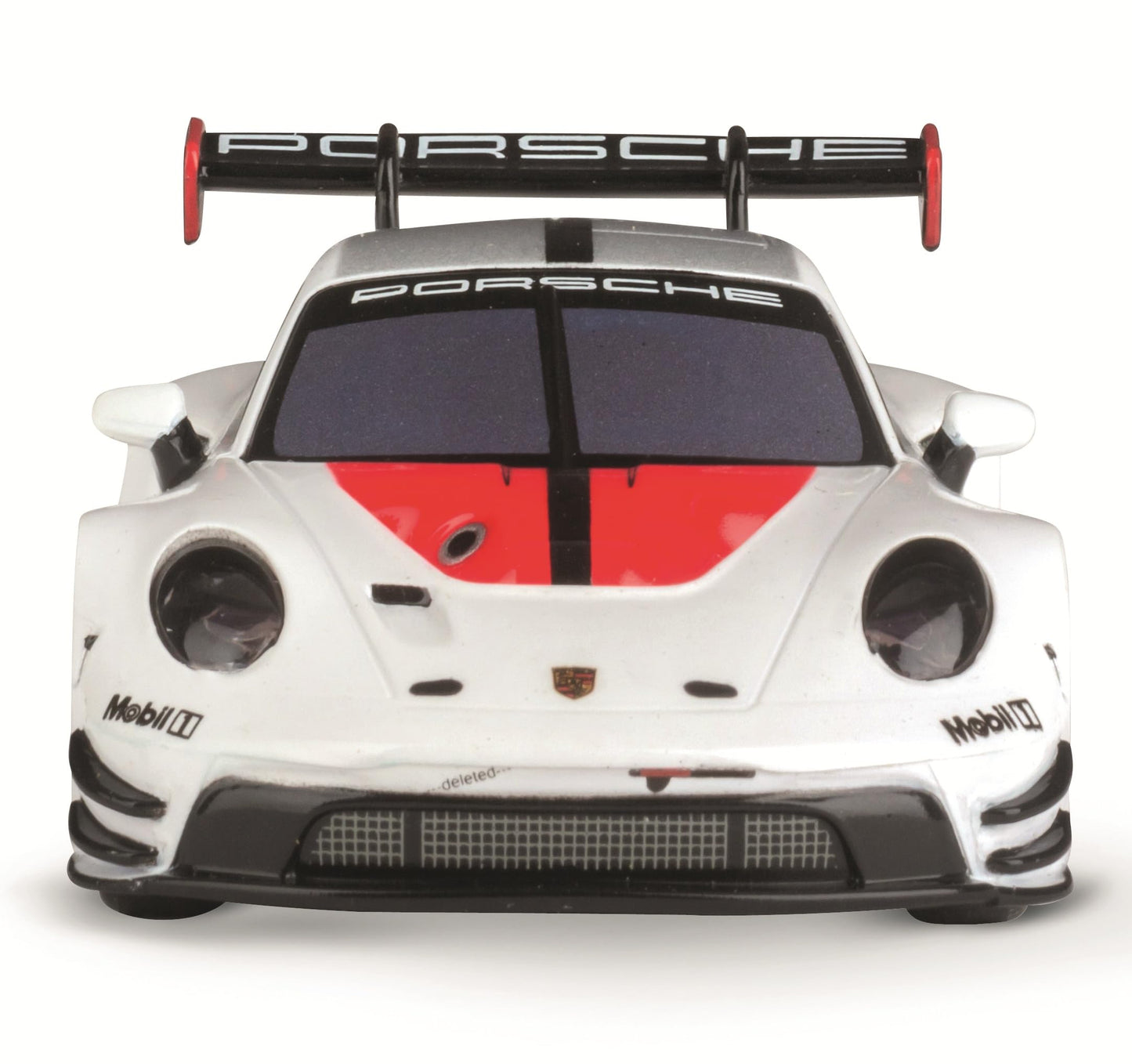 Carrera Hybrid Racing Car Porsche 911 GT3 R White Lightning 1:50 Scale Front and Rear Lights USB-C Rechargeable RC Additional Vehicle