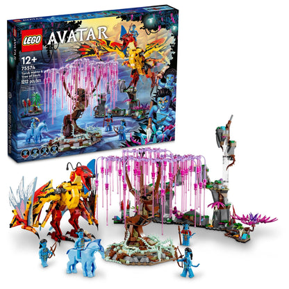 LEGO Avatar Toruk Makto & Tree of Souls 75574 Building Set - Movie Inspired Toy Set with Jake Sully and Neytiri Minifigures, Direhorse Animal Figure,