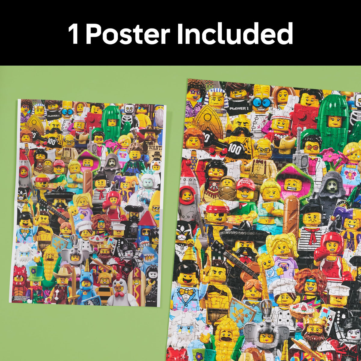 LEGO® Minifigures Collage Puzzle