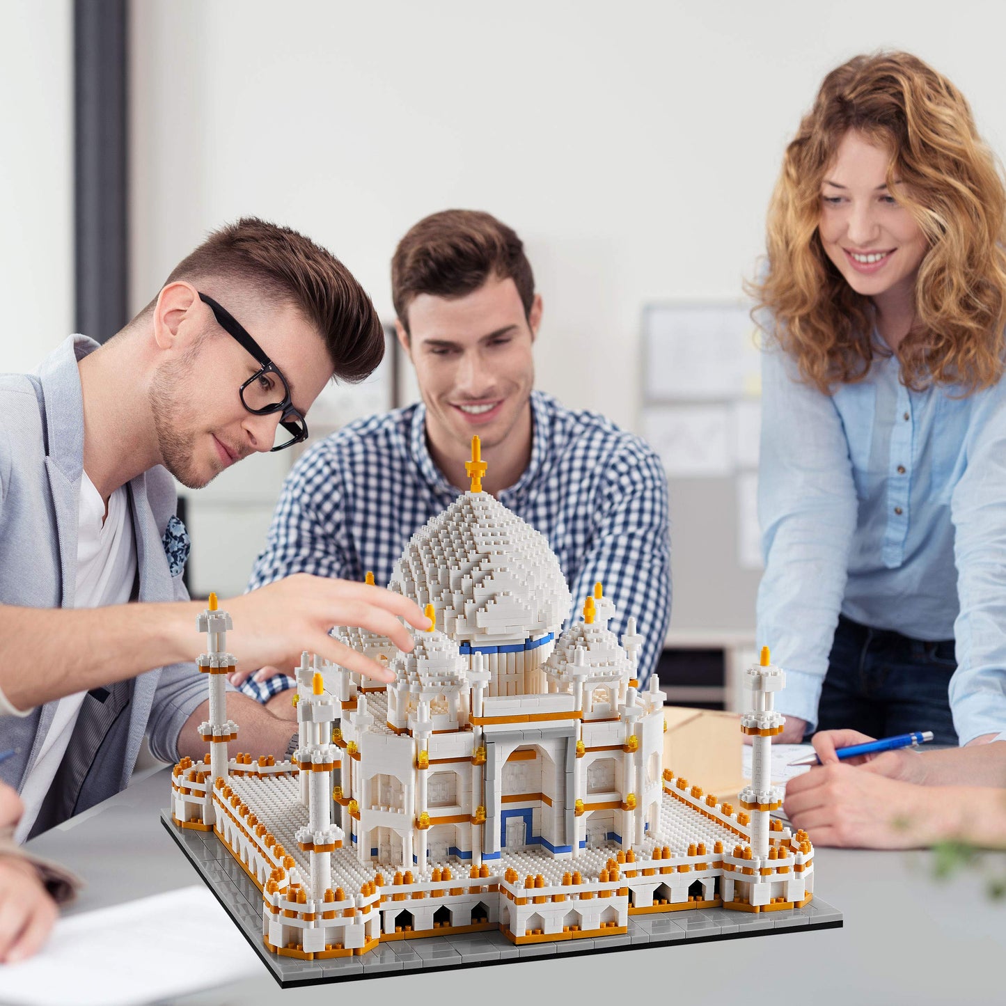DOLBLOCK Micro Mini Blocks Architecture Taj Mahal Building Set Landmarks Collection Model Kits Idea Toys Present for Adults and Kids Age of 14+ 3950