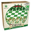 ICUP Stonerware Chess Set Game - Novelty Themed Chess Set for Adults - 32 Unique Pieces, Funny Chess Board Game - Gag Gift for Adults