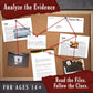 Murder Mystery Party Case File Game, Death in Antarctica, Interactive Mystery Game for 1+ Players, Ages 14+