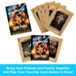 Aquarius Harry Potter Sorcerer's Stone Playing Cards Standard Size - Themed Novelty Deck with 52 Unique Movie Designs - Collectible Merchandise Gift