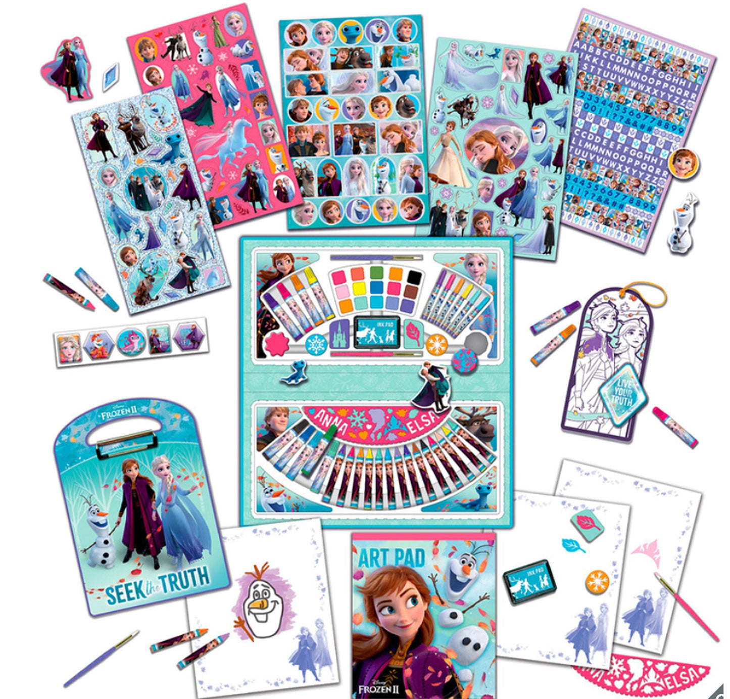 Disney Frozen II World of Art and Creativity Folding Art Case