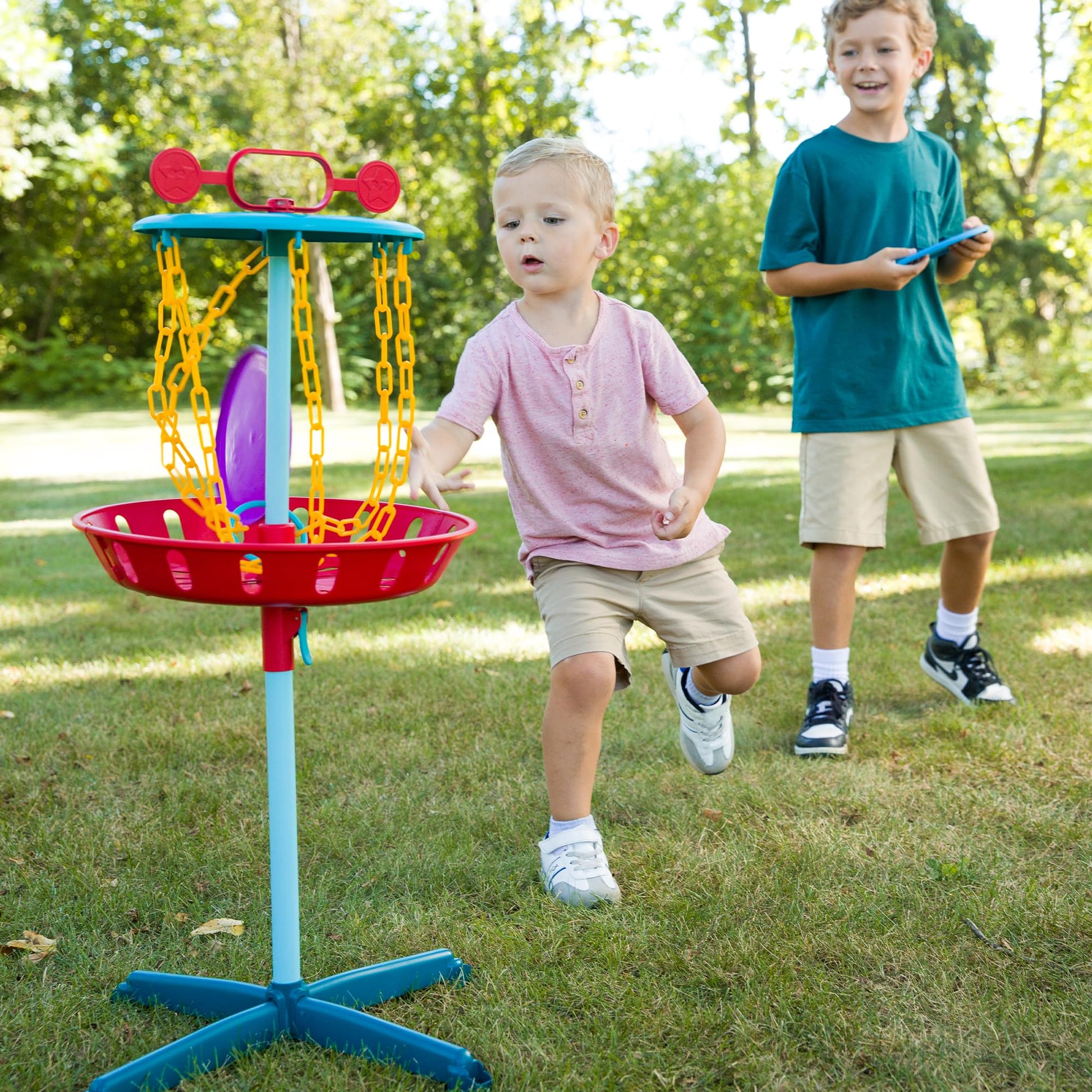 Chuckle & Roar - Family Disc Golf - Indoor or Outdoor - Fun and Family Friendly Introduction to Disc Golf - Safe and Durable - Ages 3 and Up