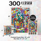 MasterPieces 300 Piece EZ Grip Jigsaw Puzzle, Vibrant Colorful Fantasy Artwork, Extra Large Easy Grip Pieces, Recycled Board Random Cut, Adult Puzzle