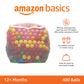 Amazon Basics BPA Free Ball Pit Balls with Storage Bag, Crush-Proof Plastic for Toddlers Kids 12+ Months Play, Phthalate Free, 6 Bright Colors, Pack