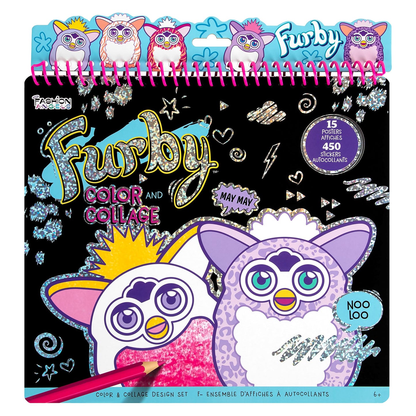 Fashion Angels Furby Color & Collage Portfolio