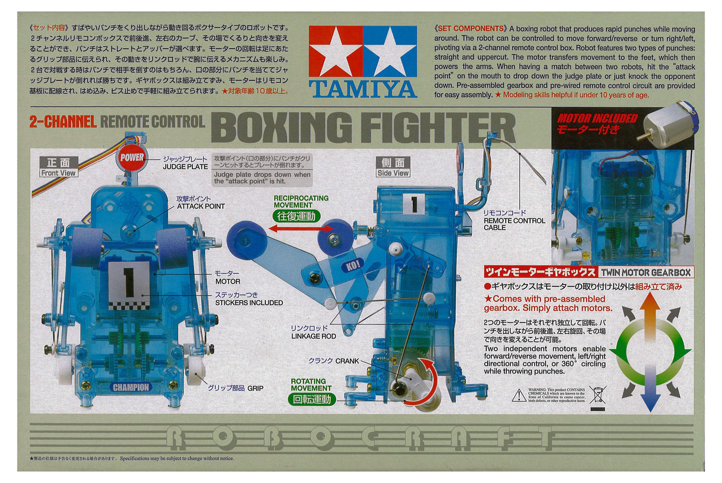 RC Boxing Fighter TAM71110 by tamiya