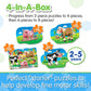 The Learning Journey: My First Puzzle Sets 4-In-A-Box Farm - Farm-Themed Puzzle Sets - Educational Toddler Toys & Activities for Children Ages 2-5