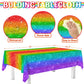 Rainbow Birthday Party Supplies Rainbow Theme Party Decorations for Boy, Include Tablecloth Banner Plate Napkin Cups