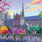 Ceaco - Colorful Notre Dame - 500 Large Piece Jigsaw Puzzle for Adults