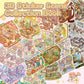 40 Sets DIY 3D Sticker Scene, Sticker Collection Book Make Your Own Shop House Crafts for Adults Therapy for Relief Stress Pass the Time Gift
