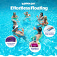 TRC Recreation Lazy Bunz Foam Water Saddle Pool Float, Lounger for Swimming Pool, Lake, River, and Beach Essentials, 2 Pack, Yellow