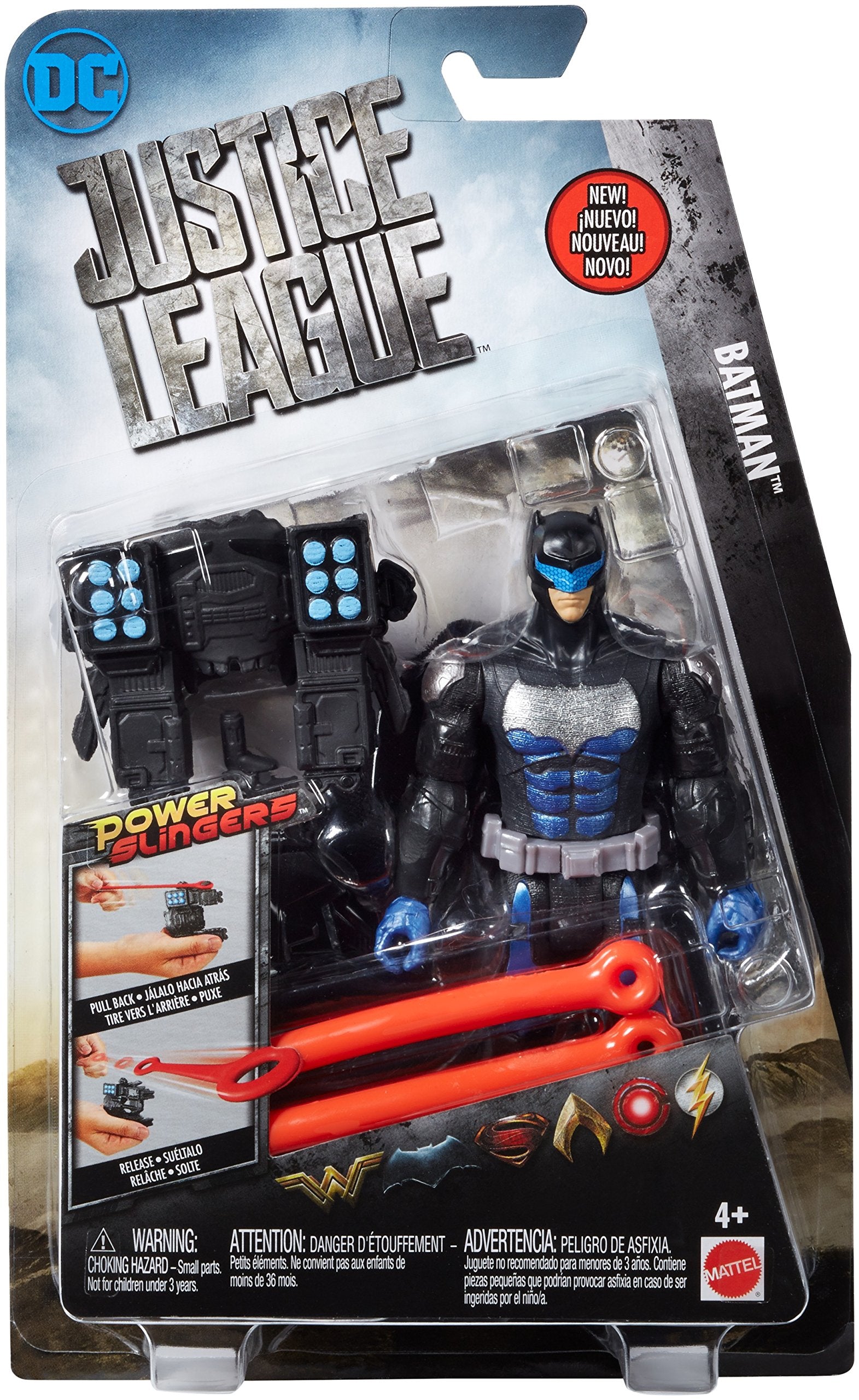 DC Justice League Power Slingers Batman 3 Figure