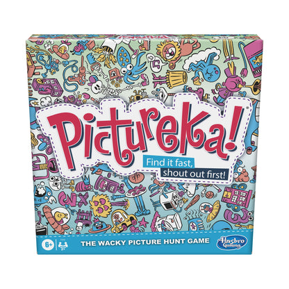 Hasbro Gaming Pictureka! Picture Game for Kids, Fun Family Board Games for 6 Year Olds and Up