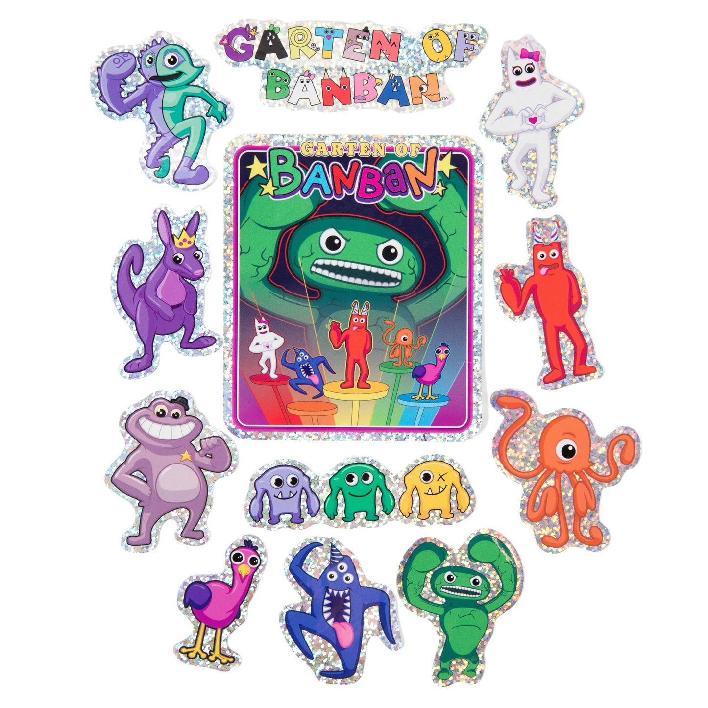 GARTEN OF BANBAN - Holographic Sticker Set 12-Pack (4" Stickers, Reusable)