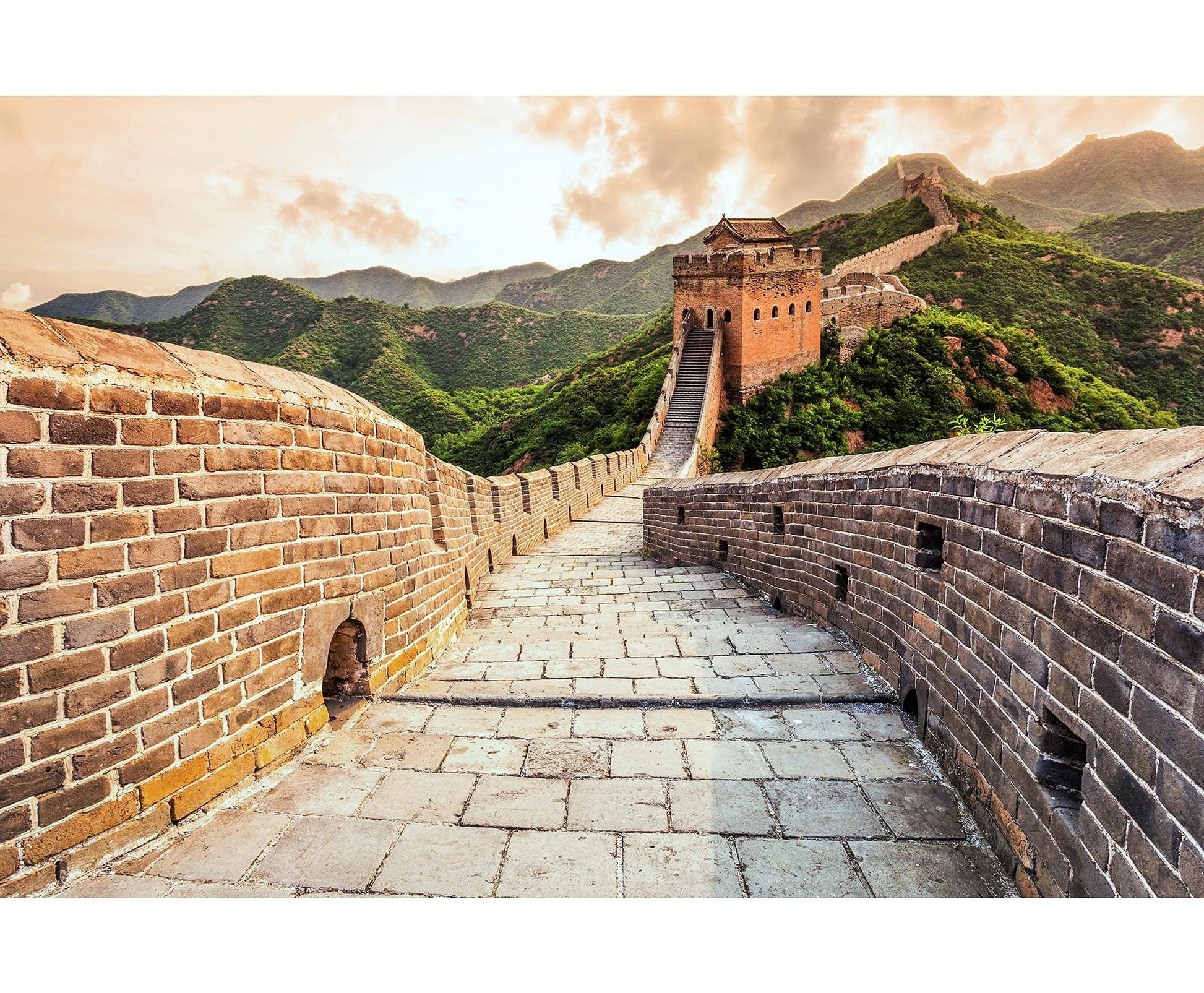 Great Wall of China, Seven Wonders of the World Landmark Jigsaw Puzzle for Adults and Kids | 1000 Piece Puzzle | Interactive Brain Teaser, Educational