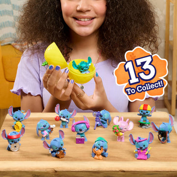 Disney Stitch that’s So Stitch Collectible Figures Series 2 (2-Pack), Mystery 2-inch Figurine, Blind Capsule, Kids Toys for Ages 3 Up by Just Play