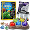 National Geographic Mega Crystal Growing Kit with 6 Crystals for Kids 8-12