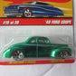 Hot Wheels Classics Series 2 # 19 of 30 Green Spectraflame '40 Ford Coupe on White Wall Tires