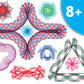 Spirograph Super Set -Arts and Crafts, Kids Toys, Art Supplies, Craft Supplies, Drawing Kit, Spiral Art, Classic Gear Design Kit, Case, Pens, Design
