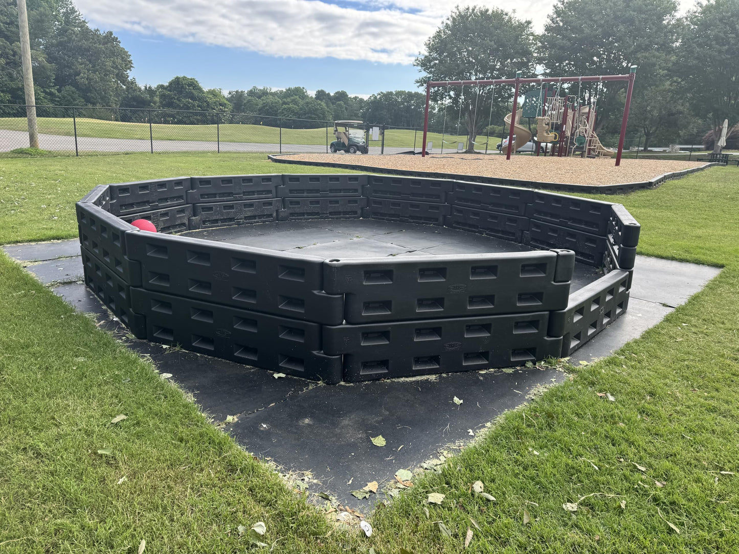 Gaga Ball Pit w/Steel Spike - Inground Mount - Easy Setup for Outdoor Use - Perfect for Schools, Churches, Camps, Municipal and Home Use - Made in